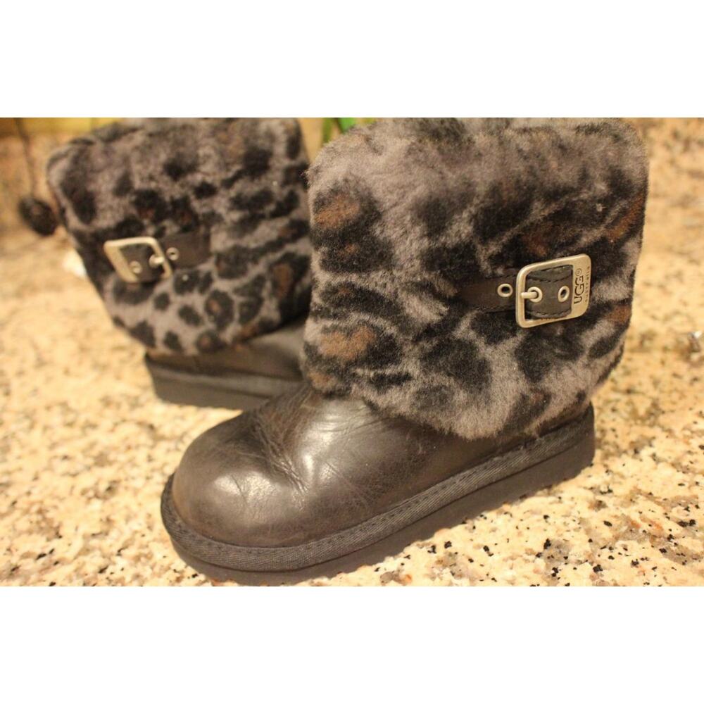 UGG Australia Ellee Animal Stout 1003723k Kids BOOTS 12 (ugg100